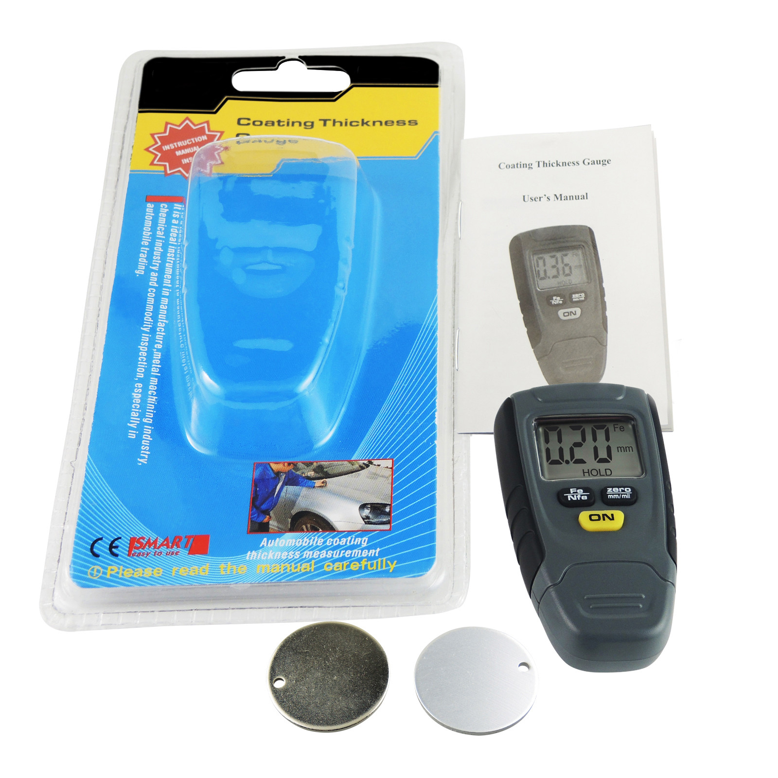 Coating Ruler Buy Paint Coating Thickness Tester Digital Gauge Meter Instrument 1 ...