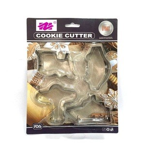 Party metal bakery use different pattern stainless cookie cutter mold