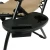 Import Patio Durable Beige Folding Soft Zero Gravity Chair with Cup Holder from China