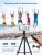 Import Phone Tripod 53&quot; Extendable Travel Video Tripod Stand with Cell Phone Mount Holder &amp;V5 Bluetooth Remote Carry Bag Android Camera from China