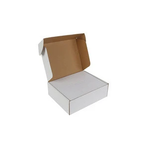 Plain Corrugated White Women Sneaker Custom Paper Cardboard Shoe Boxes With Logo