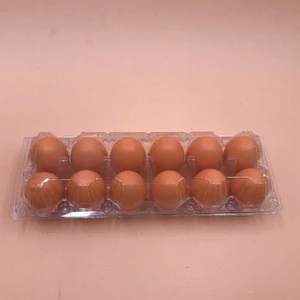 plastic blister tray 12 holes hard plastic egg cartons wholesale