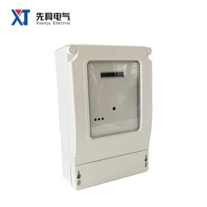 Plastic Enclosure Box Electric Energy Meter Shell IC Card Three Phase Factory Customized Electricity Meter Housing
