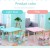 Import Plastic material adjustable kids table and chair set for home kindergarten use from China