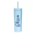 Import plastic Matte Slim Tumbler,colorful plastic water cup with straw from China