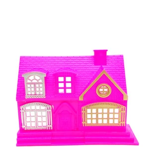 Plastic play house kids villa furniture set toy