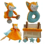 Plush animal baby sets new born baby toys baby development toys in mouse year