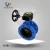 Import PN10 PN16 3 inch 4 inch worm gear cast iron flange butterfly valve price from China
