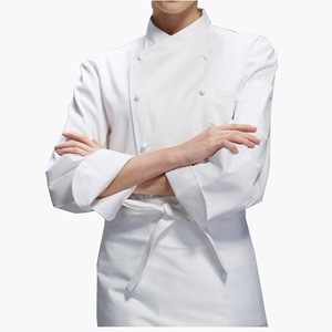 Polyester / Cotton Material and Restaurant &amp; Bar Use Chef Uniform white kitchen men chef uniform