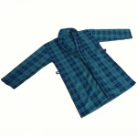 polyester printed Geometric design unisex promotion polar fleece bathrobe