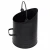 Import Popular High Quality Metal Matt Black Coal Bucket With Shovel metal handle from China