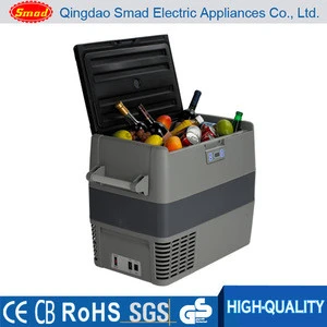 Portable car compressor fridge and freezer with CE/EMC/LFGB/ERP/ROHS/SAA/CB