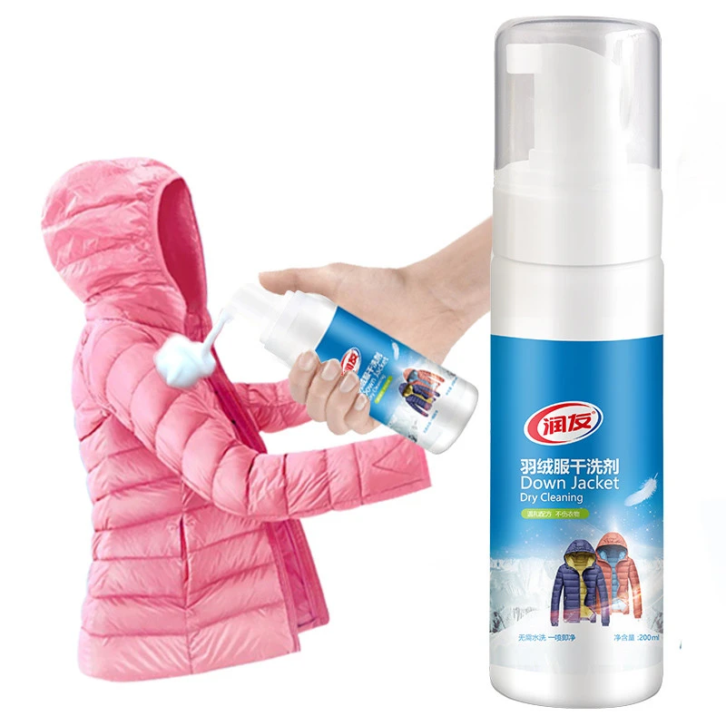 Portable down jacket dry cleaning agent Factory direct selling down jacket cleaner