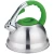 Import portable gooseneck Heat retention Color Stainless Steel metal Tea water Whistling Kettle from China