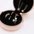 Import Portable Pink Pull Out  Round Jewelry Case With Hand Strap from China