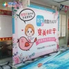 Portable trade show booth backdrop fabric banner stand stage backdrop banner