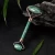 Import Powder crystal jade roller face double head skin care beauty device jade massager  pink jade massage roller for women from China