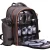 Import Premium Outdoor Picnic Backpack for 4 Person Bag Bag Woven Grey Waterproof Picnic Bag from China