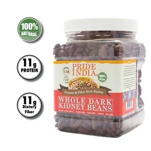 Natural Whole Dark Red Kidney Beans in Bulk Pack 25Kg, 55Lbs