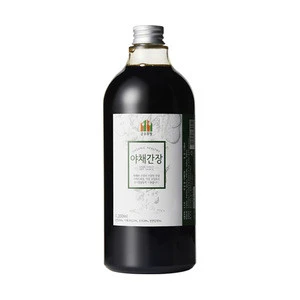 Private Veggie Soy Sauce Glass Bottle Vegetable Dark Soy Sauce Made in Korea