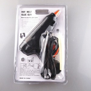 Professional 40W Black Customer OEM Hot Melt Glue Gun with switch