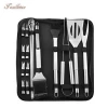Professional BBQ Accessories 20-Piece Stainless Steel Barbecue Grill BBQ Set Tool