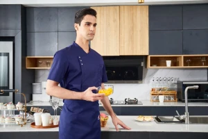 Professional chef uniform short sleeved chef shirt work coats hotel restaurant kitchen chef uniform