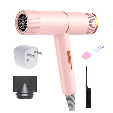 Professional Hair Dryer Strong Wind Salon Dryer Hot and Cold Dry Hair Powerful Blowing Negative Ionic Blower Low Noise Drying