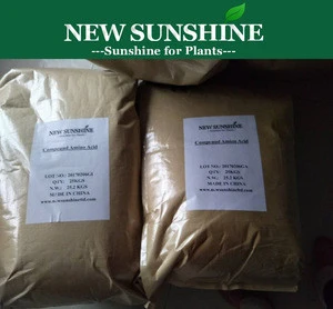Professional Manufacturer Of Organic Fertilizer Amino Acid Plant Source / Animal Source Water Soluble Fertilizer In Agriculture
