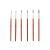 Import Professional Nail Painting Brush Extension Builder Gel Pen Wooden Handle Nylon Acrylic Nail Art Brushes from China