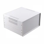 Profile metal enclosure panel Black color iron instrument enclosure diy housing electronics led case