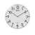 Import Promotion simple round design cheap quartz plastic 10  inch wall clock from China