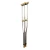 Import Promotional Aluminum Alloy or Steel Trekking Pole, Walking Stick and Hiking Stick for the Old and Disabled from China