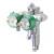 Import PT-29B Double Nozzle Automotive Wall Air Paint Spraying Gun Sprayer With Double Pots from China