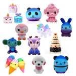 PU foam Stress Relief Cream Scented Jumbo Slow Rising animal Squishy toys With CE