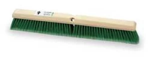 Push Broom Green Synthetic Floor Brush