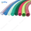PVC flexible 1 inch clear fiber braided vinyl tubing water reinforced hose pipe