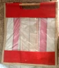 PVC window  inside Laminated Jute Fabric with Screen Print Double or Multi Bottle Wine Bag