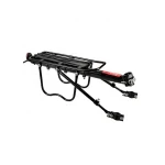 Quick Release Bicycle Rear Luggage Cargo Carrier With Reflector Adjustable Aluminum Bike Rear Seat Rack