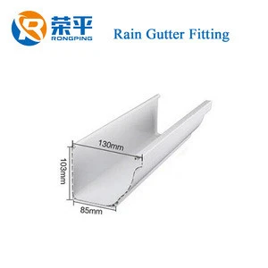 rain pvc gutter fittings accessories Plastic Building Materials Thailand