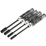 RC Hobby HSP Model Car Tools Black Metal Hex NUT key Socket Screw Driver Wrench