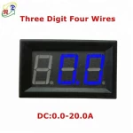 RD Digital Ammeter analog Blue LED Display DC Current Panel Meter