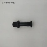 Rear wheel bolt of pump truck