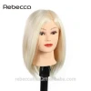 Rebecca high quality protein hair practice head training head for barber