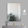 Rectangular LED Light Motion Touch-less IR Sensor Switch Make Up Bathroom Mirrors Smart LED Mirror