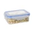 Import Rectangular Plastic Food Containers Solid  Storage Container bento box Lunch Box With Lock Lid from China