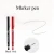 Import Red Black 0.5mm Waterproof Permanent Marker Pen Body Art Tattoo Eyebrow Lip Skin Marker With Ink Single Tip from China