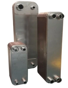 Refrigerant R22 R404A R410A Condenser Copper Brazed Plate Heat Exchanger