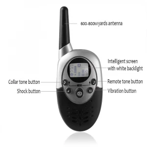 Remote Dog Training Collar Waterproof Rechargeable Dog Bark Control Device with Vibration Electric Shock Beep Training