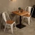 Import restaurant dining table and chairs set from China
